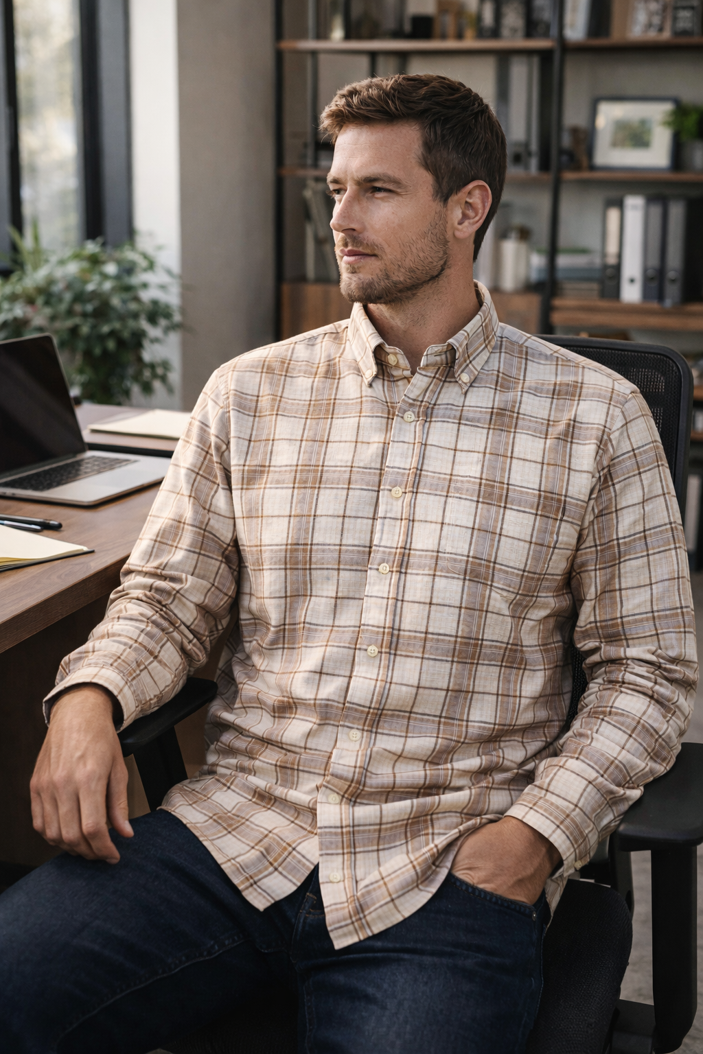 Classic Checks Cotton Shirt for Everyday Comfort
