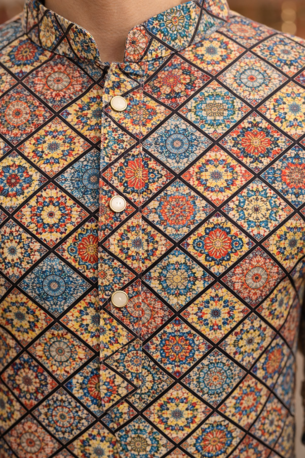 Intricate Premium Printed Festive kurta Set