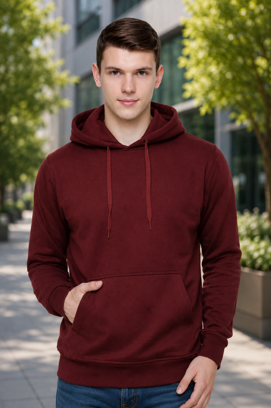 Premium Cotton Pullover Hoodie