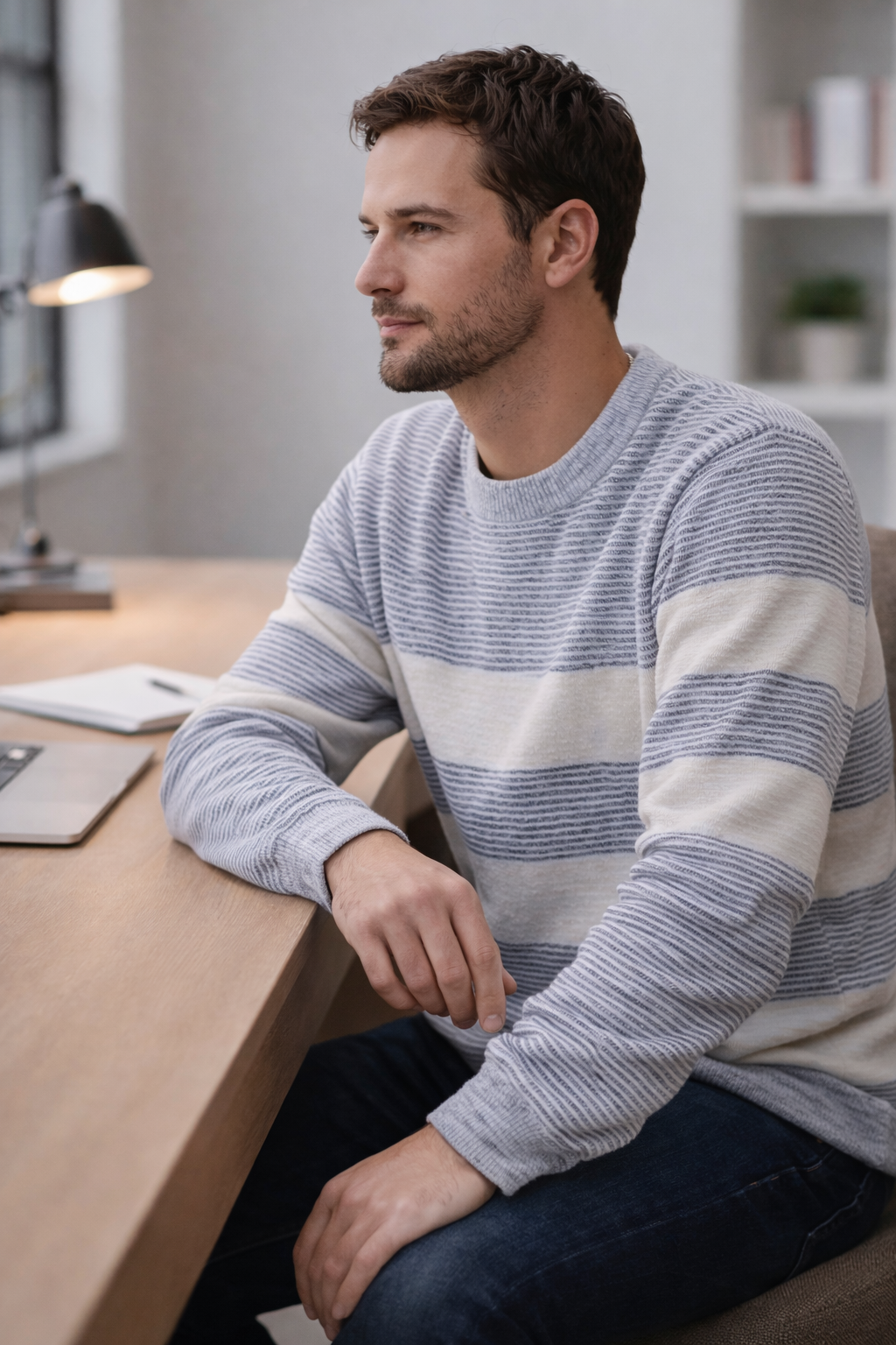 Striped Knit Sweater Australia