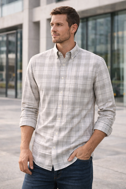 Classic Checks Cotton Shirt for Everyday Comfort