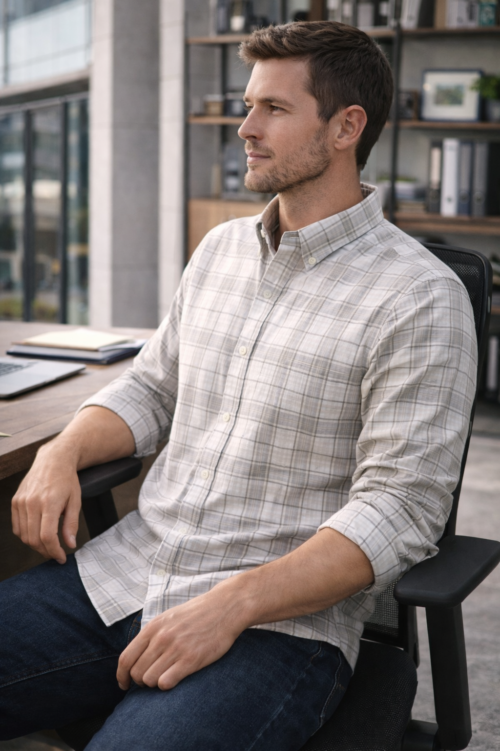 Classic Checks Cotton Shirt for Everyday Comfort