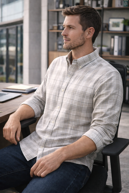 Classic Checks Cotton Shirt for Everyday Comfort