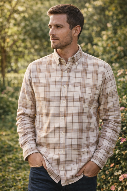 Classic Checks Cotton Shirt for Everyday Comfort