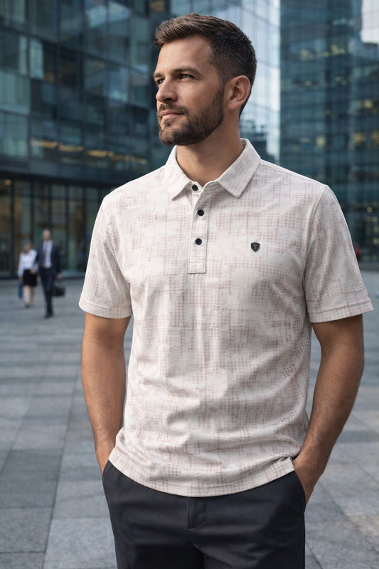 Urban Style Print Polo – Effortless Smart-Casual Style