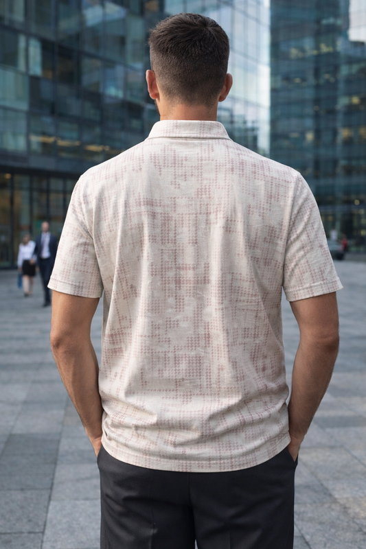Urban Style Print Polo – Effortless Smart-Casual Style