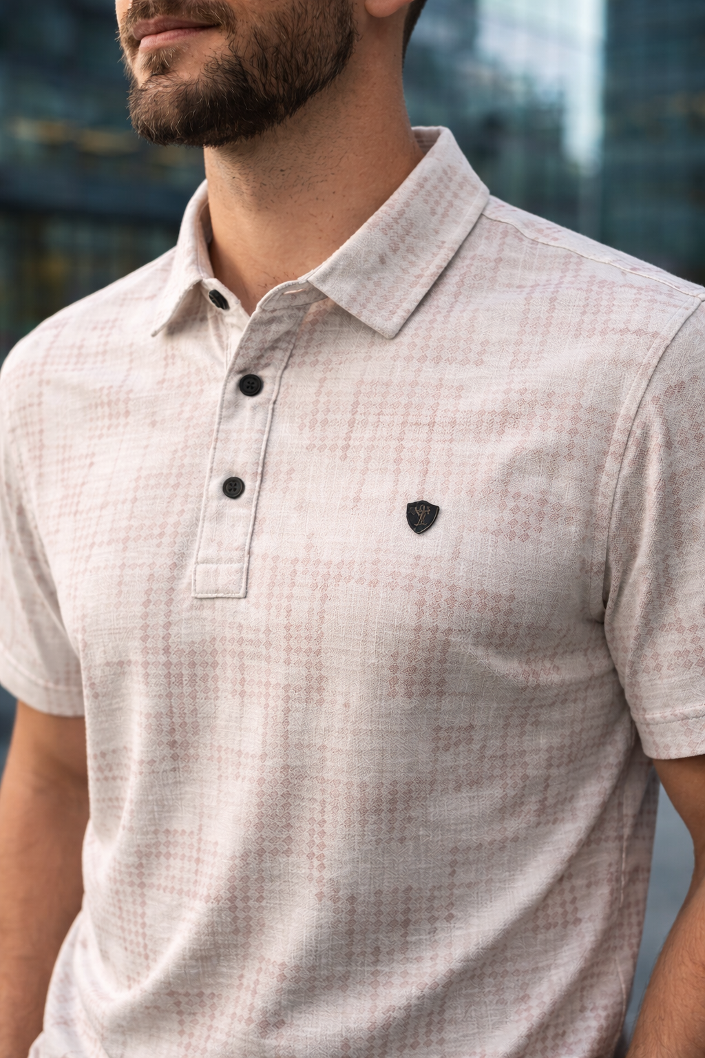 Urban Style Print Polo – Effortless Smart-Casual Style