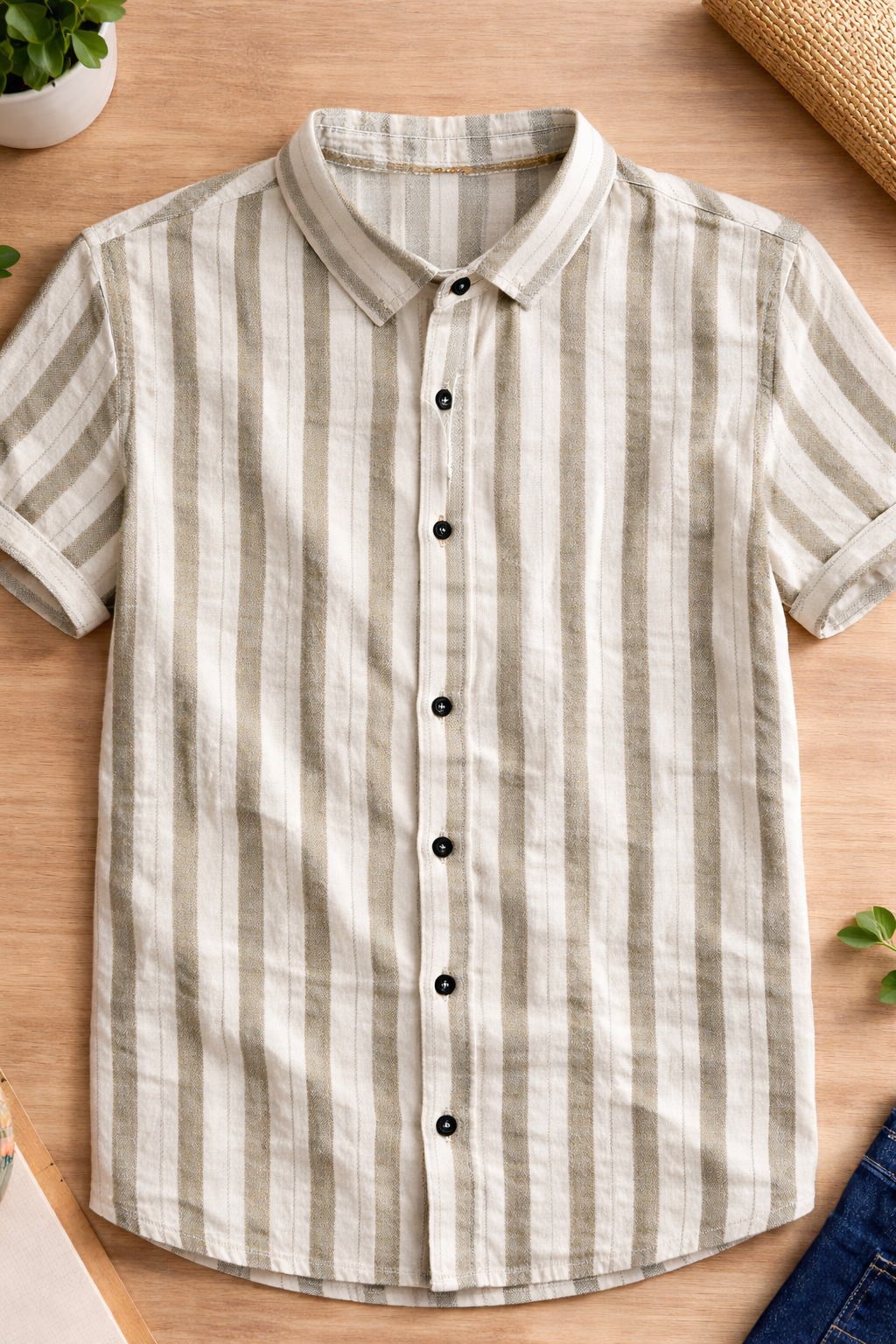 Striped Design Premium Casual Shirts (3 Unique Colours)