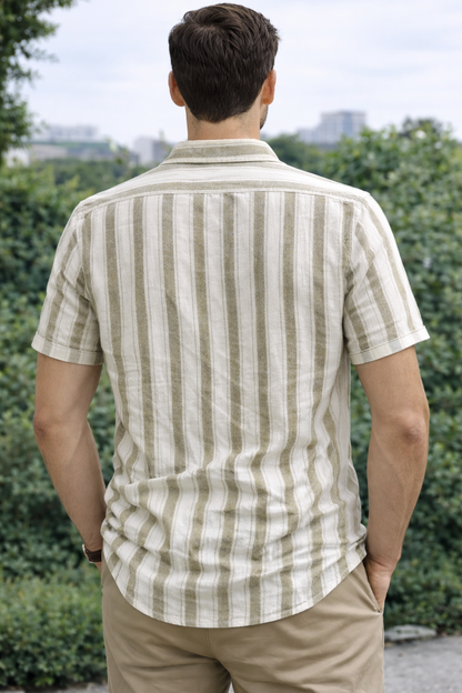 Striped Design Premium Casual Shirts (3 Unique Colours)