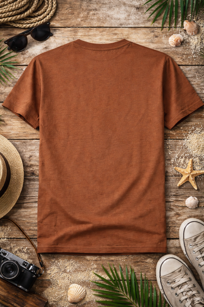 Rustic backdrop round neck