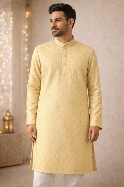 Texture printed Classic Festive Wear