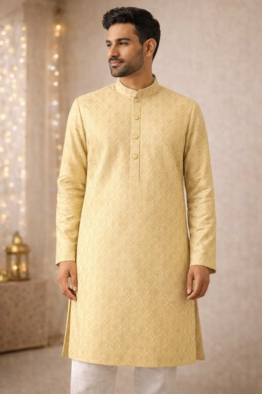 Texture printed Classic Festive Wear