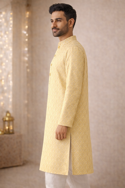 Texture printed Classic Festive Wear