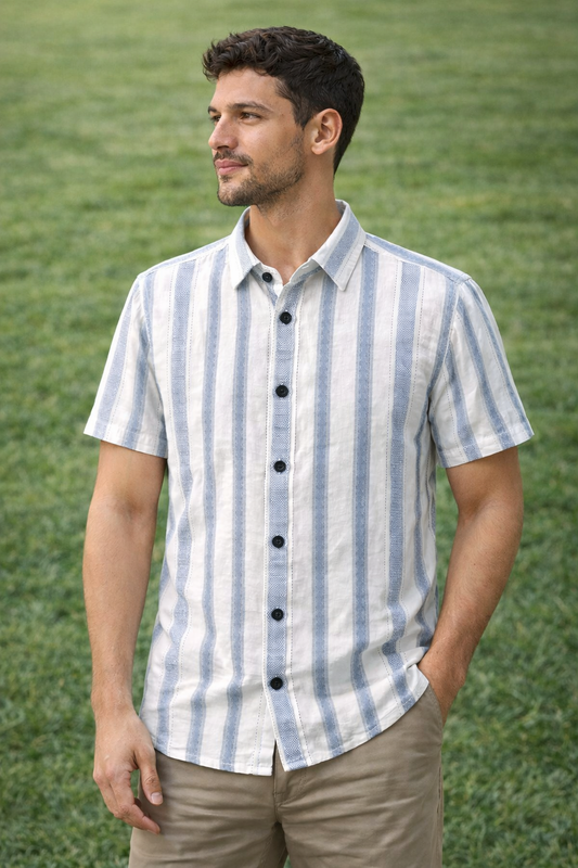 Striped Design Premium Casual Shirts (3 Unique Colours)