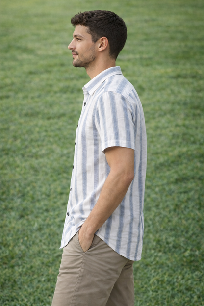 Striped Design Premium Casual Shirts (3 Unique Colours)