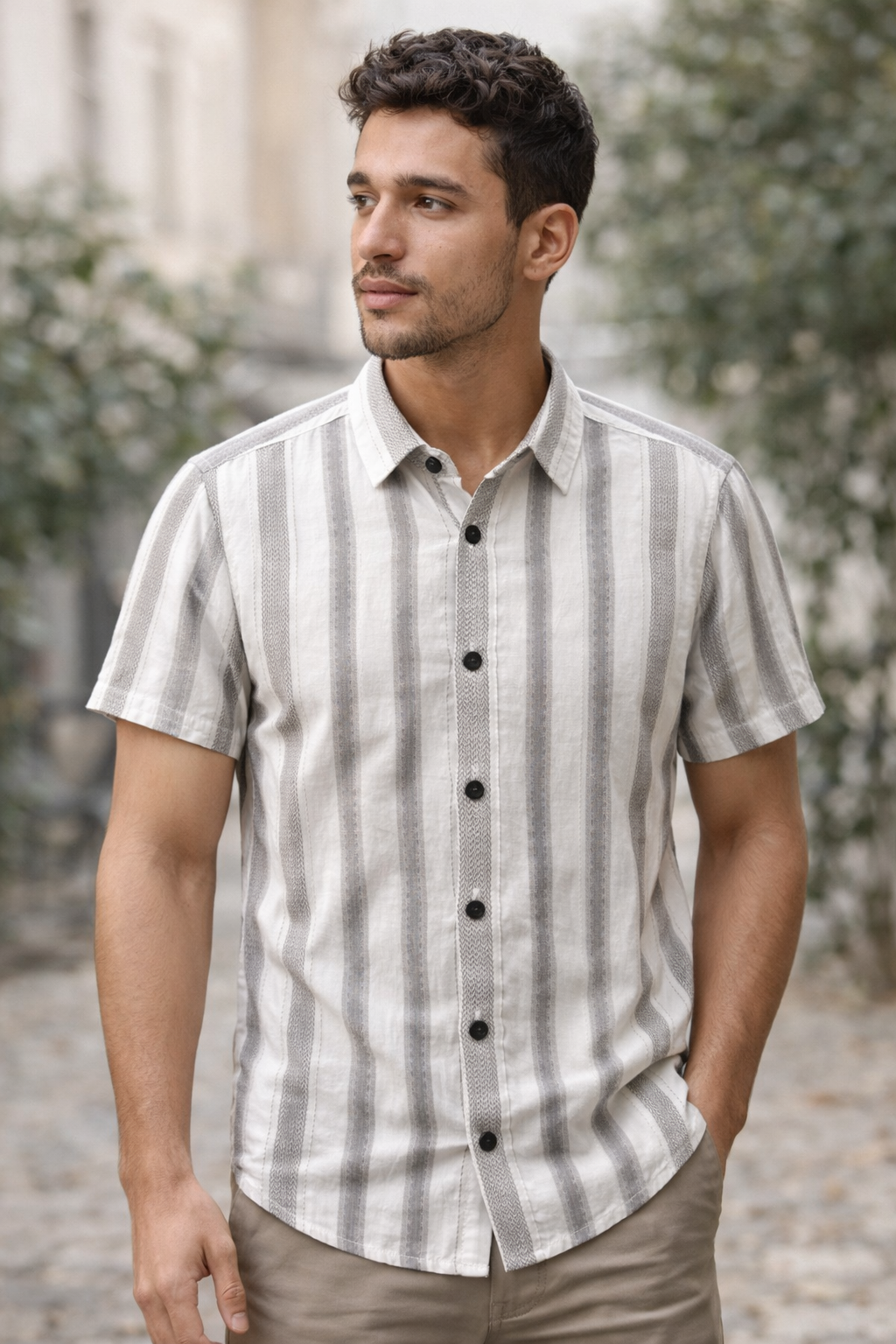 Striped Design Premium Casual Shirts (3 Unique Colours)