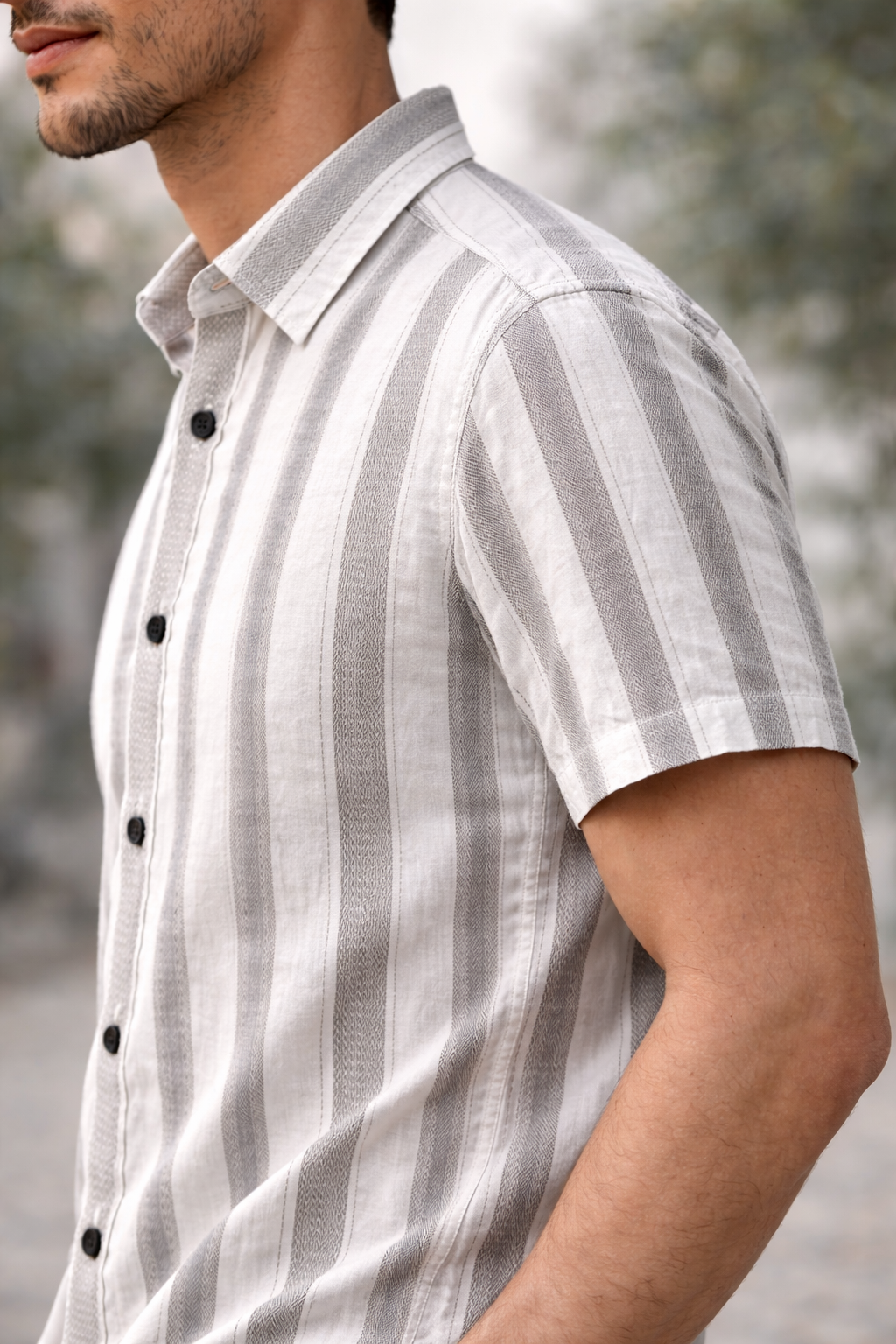 Striped Design Premium Casual Shirts (3 Unique Colours)