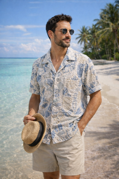 Premium Cotton Textured Shirt (2 Specially Selected Colours)