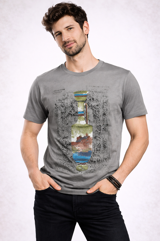 Vintage graphic round neck