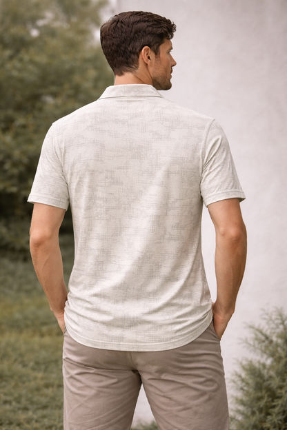 Urban Style Print Polo – Effortless Smart-Casual Style